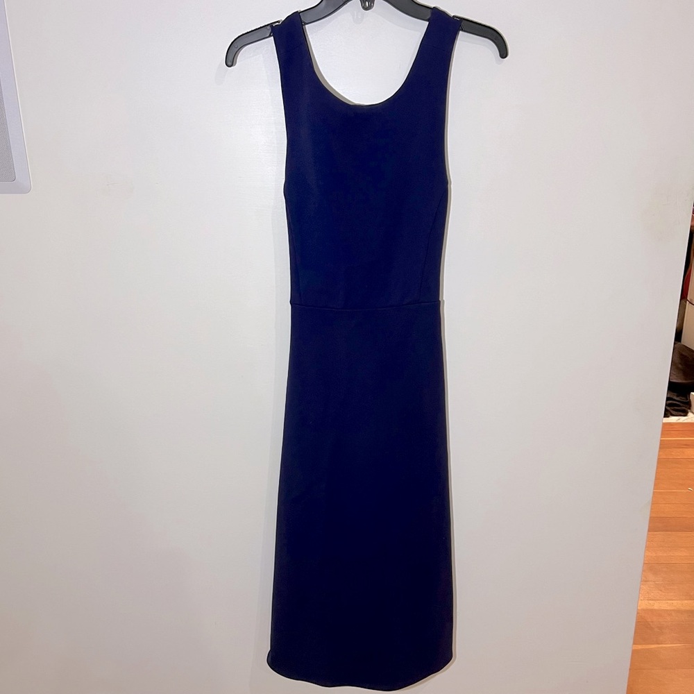 NWT Banana Republic Midi Navy Dress - Size 2